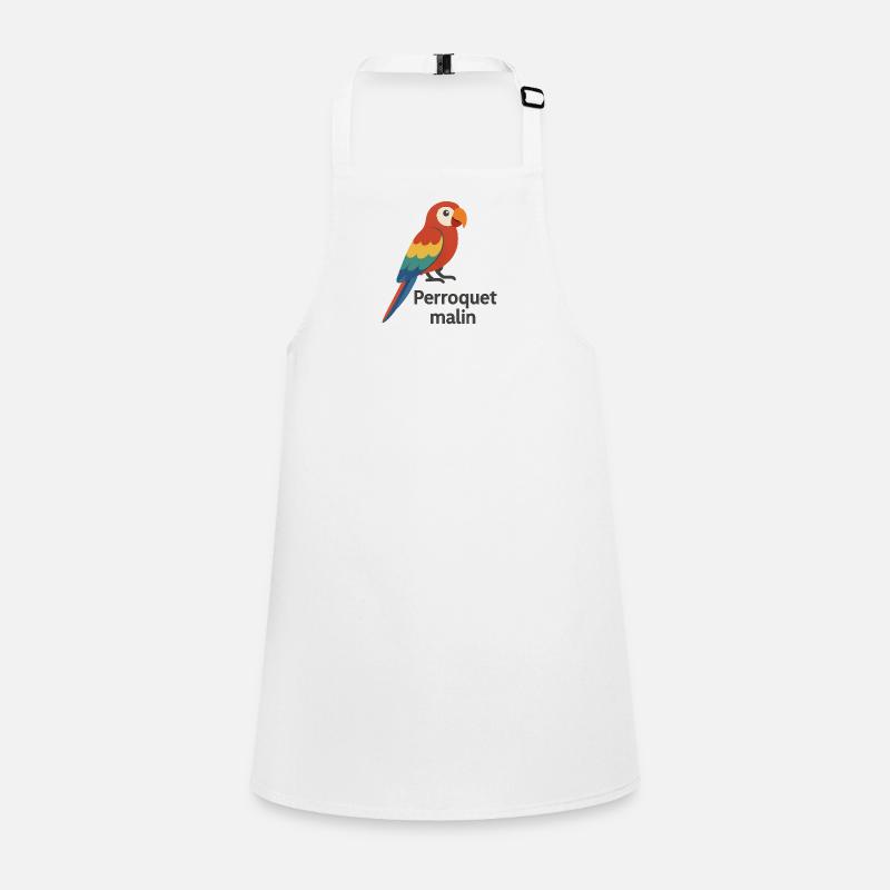Perroquet coloré "Perroquet malin" Tablier Enfant