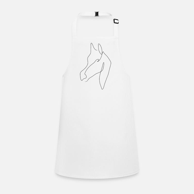 Minimal Araber schwarz Schürze für Kinder