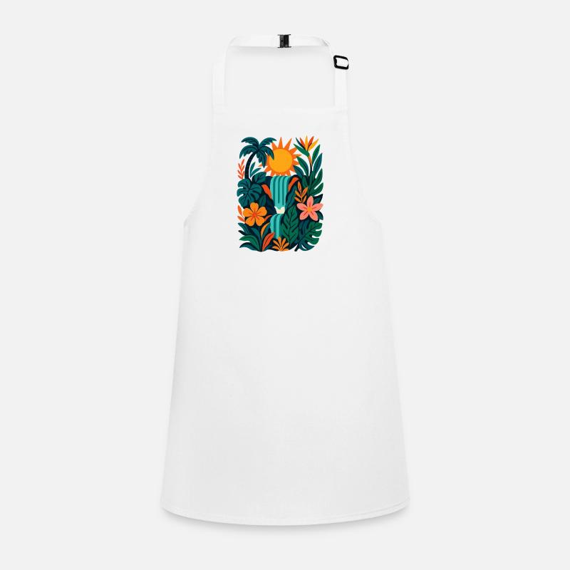 Vibrant Jungle Children's Apron