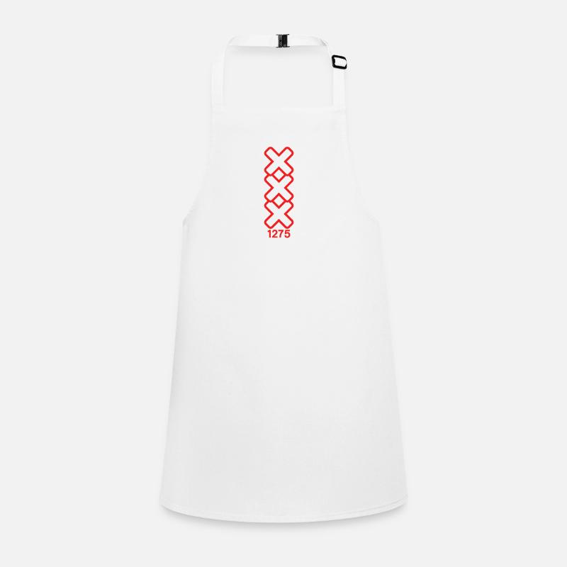 Amsterdam Red Est 1275 Children's Apron