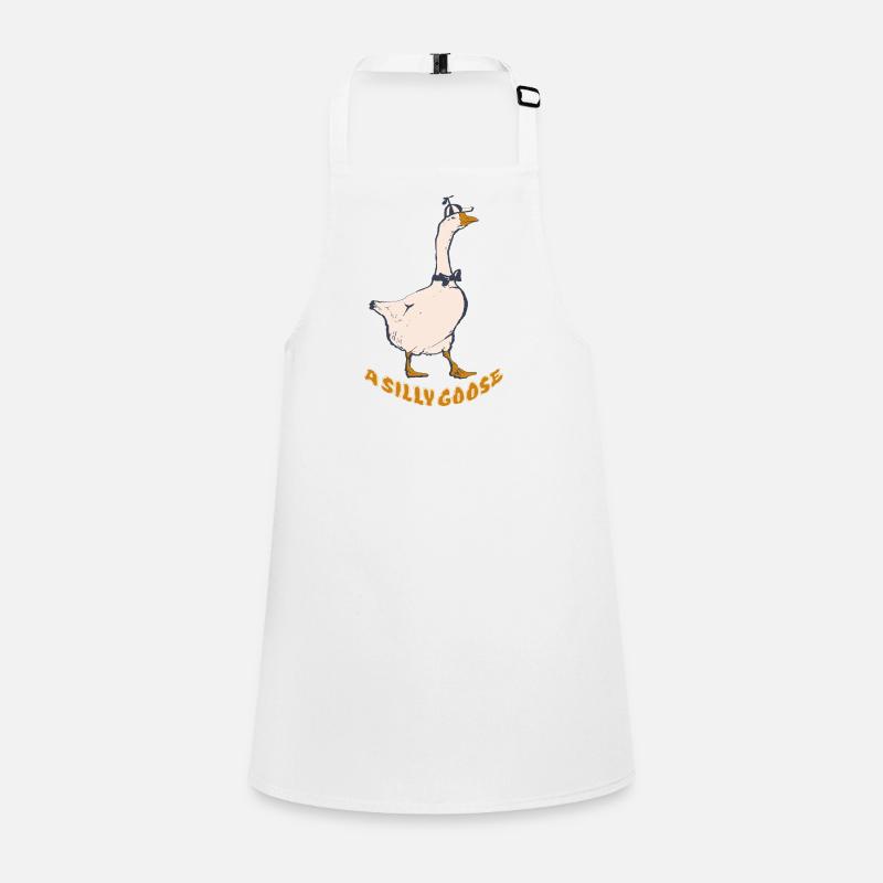 THE SILLY GOOSE Children's Apron