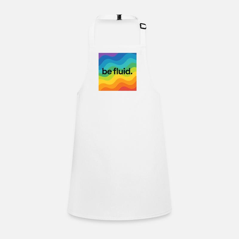 Be Fluid – LGBTQ+ Pride Design mit progressiver Bo Schürze für Kinder