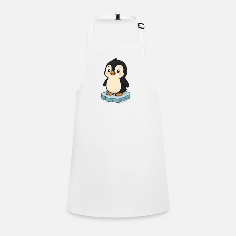 Pingouin mignon sur bloc de glace Tablier Enfant