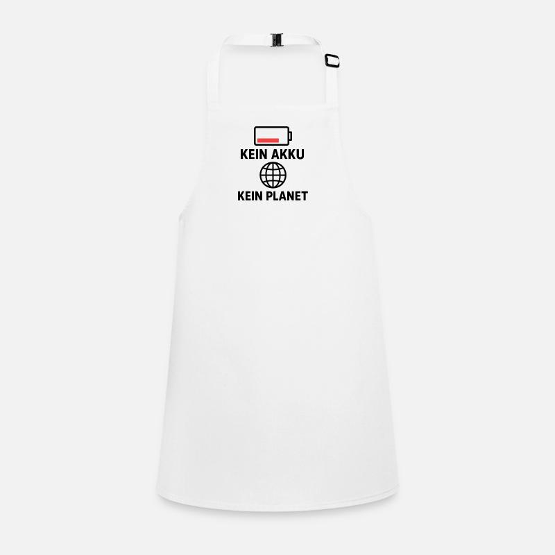 Umweltbewusstes Statement T-Shirt Schürze für Kinder