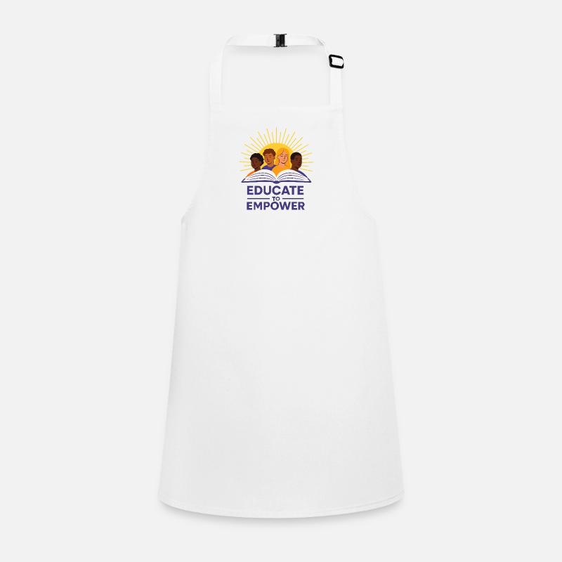 Sunlit Diversity Educational Illustration Children's Apron