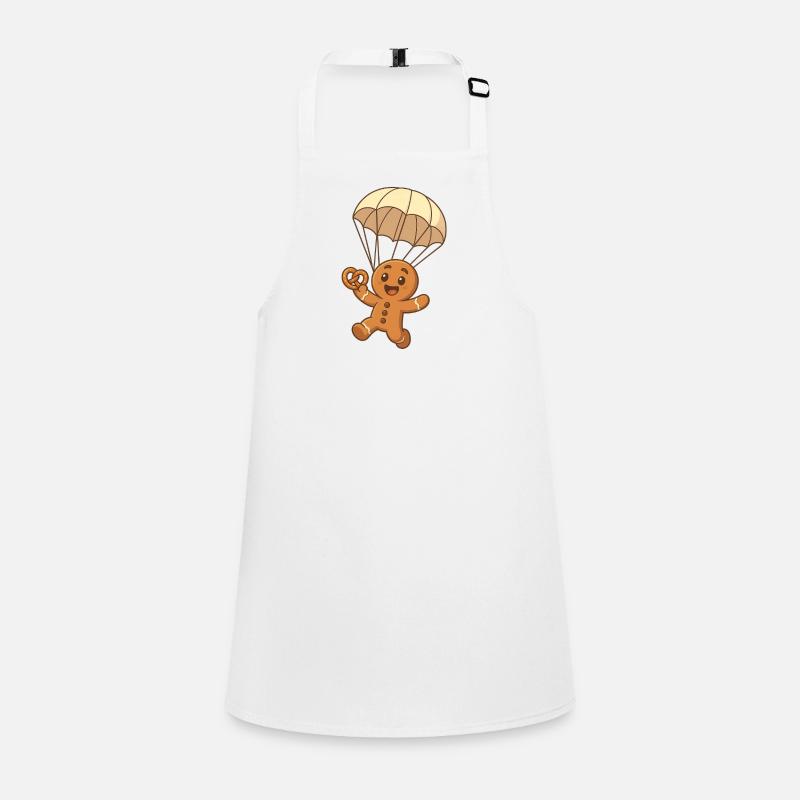 Mannele Lebkuchen mit Fallschirm Schürze für Kinder