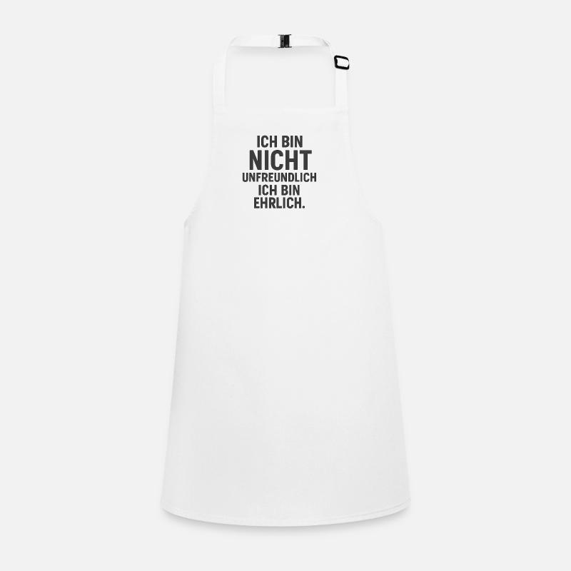 Unfriendly Honest - Dark Children's Apron