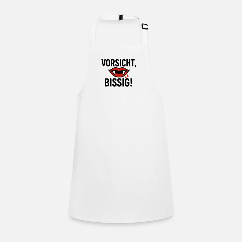 Vampiric Warning Bloody Style Children's Apron