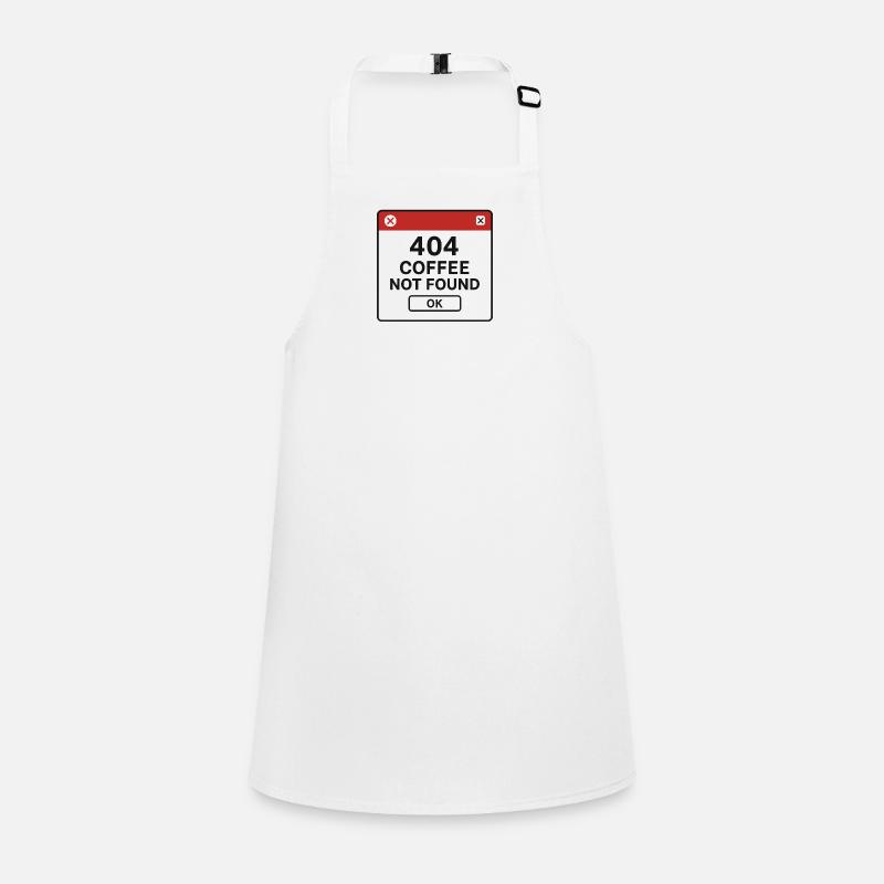 404 coffee not found Children's Apron