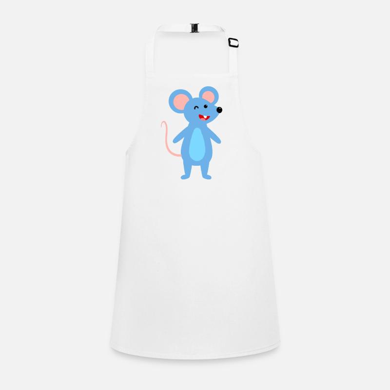 Souris bleue clignotante Tablier Enfant
