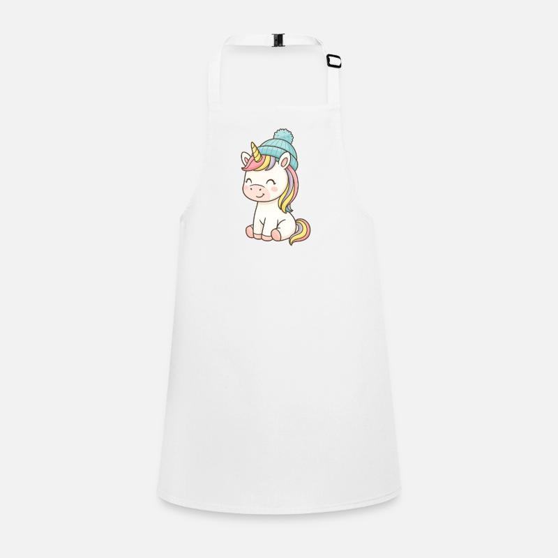 Pastel Unicorn Cuddly Figure Children's Apron