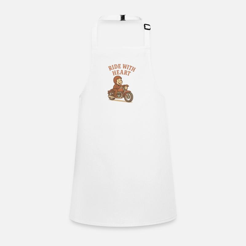 Ride With Heart Moto Children's Apron
