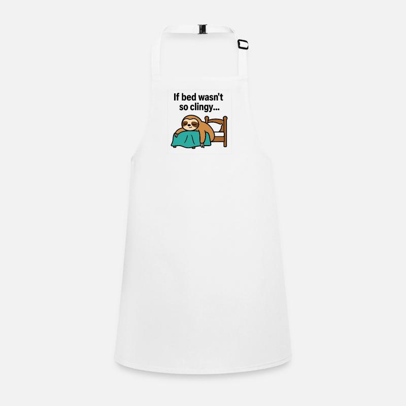 Clingy Bed Sloth Children's Apron