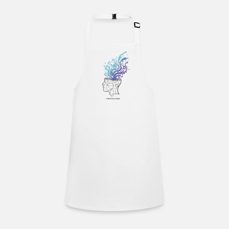 Creative Mind – Abstract Brain Illustration Children's Apron