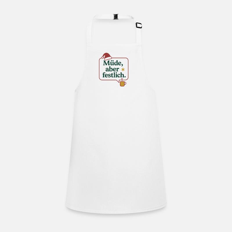 Müde, aber festlich Schürze für Kinder