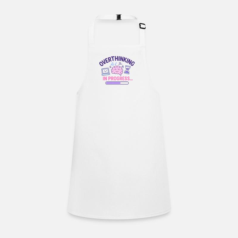 Overthinking in Progress Children's Apron