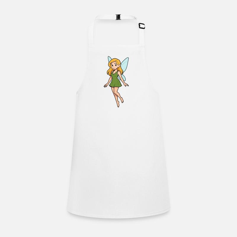 Elfe de la forêt vêtu de vert Tablier Enfant