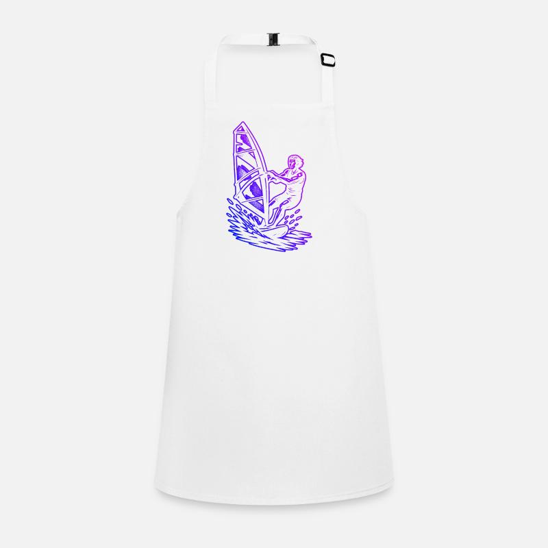 Windsurfing Graphics for Windsurf Children's Apron