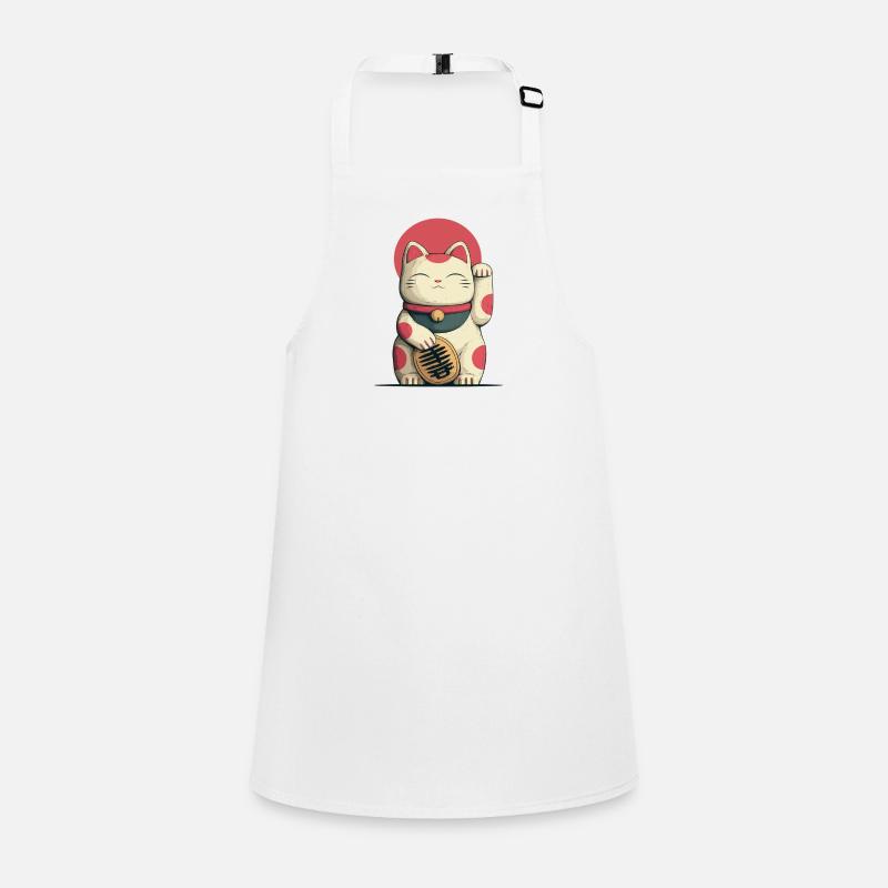 Maneki-Neko Lucky Cat Children's Apron