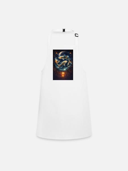 Pisces - Children's Apron - white - Front