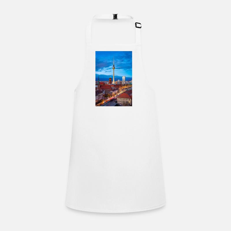 Berlin Skyline Evening Light Children's Apron