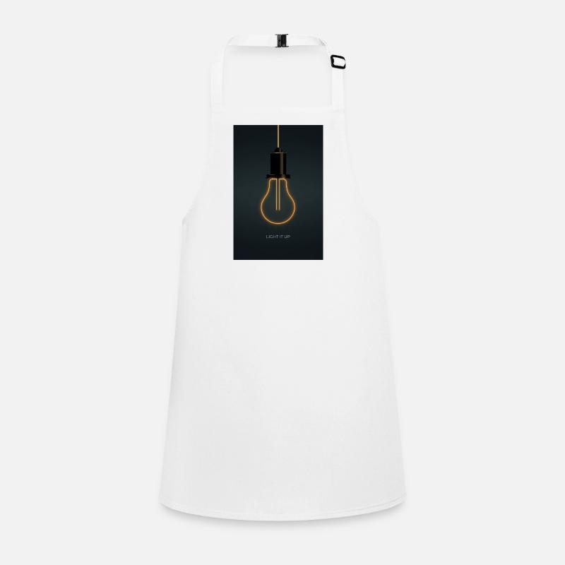 Light It Up – Affiche Ampoule Néon Tablier Enfant