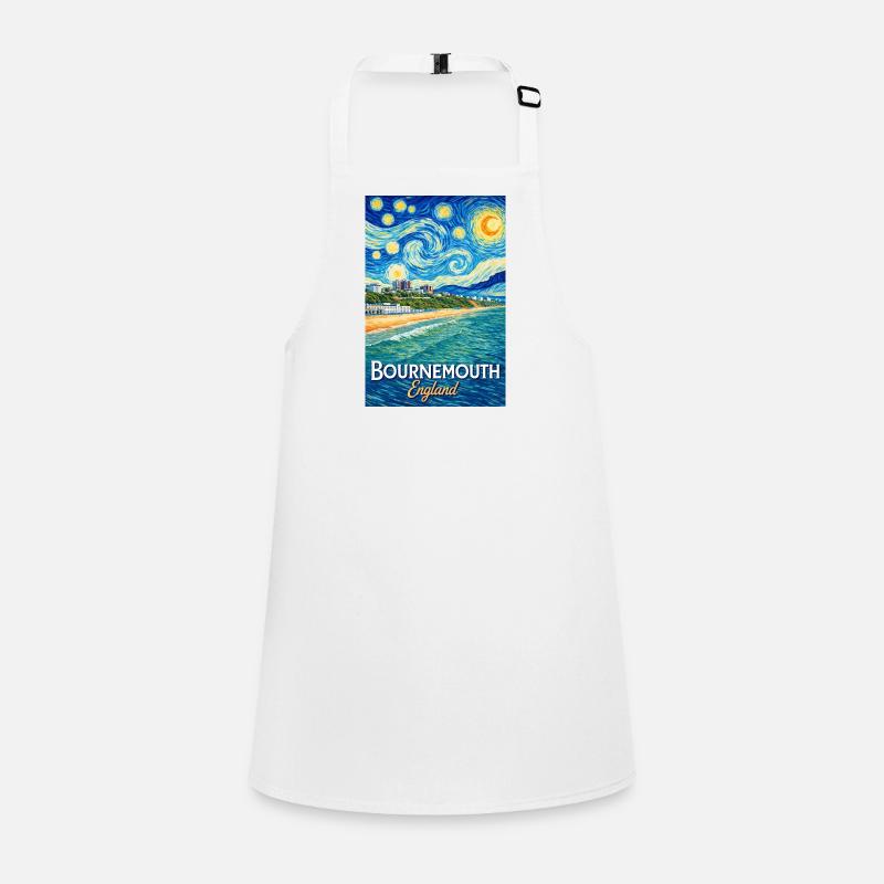 Bournemouth England Starry Night Children's Apron