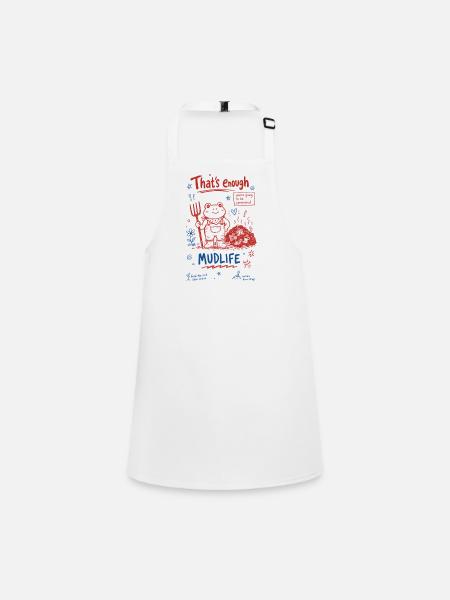 Urban Gardening Thats Enough Mudlife - Children's Apron - white - Front