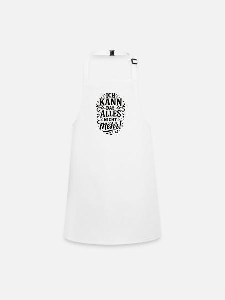 I can't do all this anymore Gen Z Meme - Children's Apron - white - Front