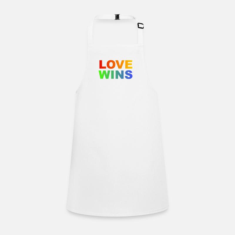 Love Wins Rainbow Children's Apron