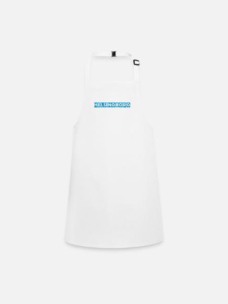 Helsingborg Block Letters - Children's Apron - white - Front