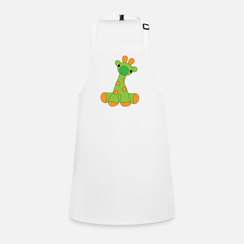 Sweet orange spotted monster Children's Apron