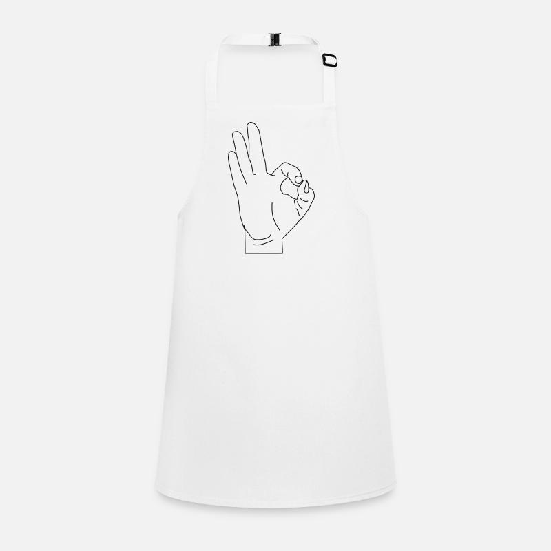 Finger Kreis Schürze für Kinder