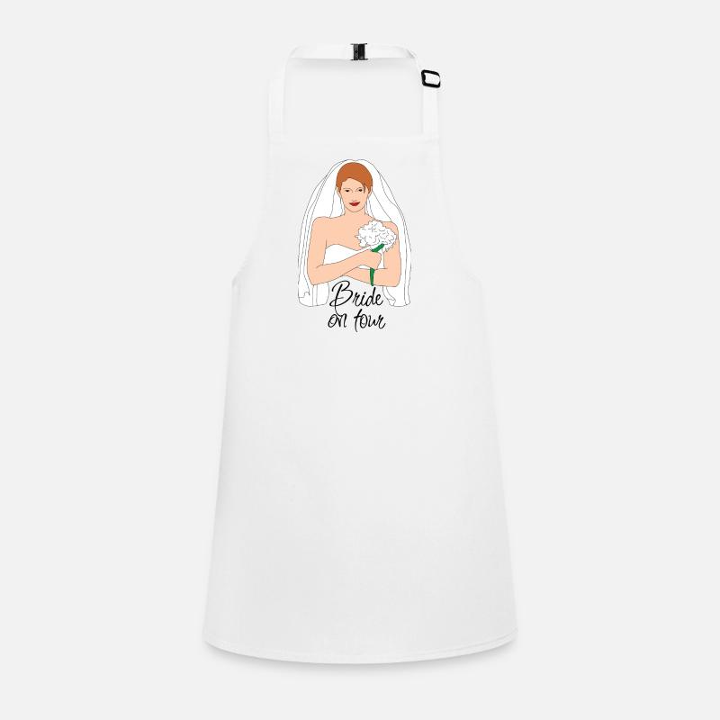 bride on tour braun 2 Schürze für Kinder