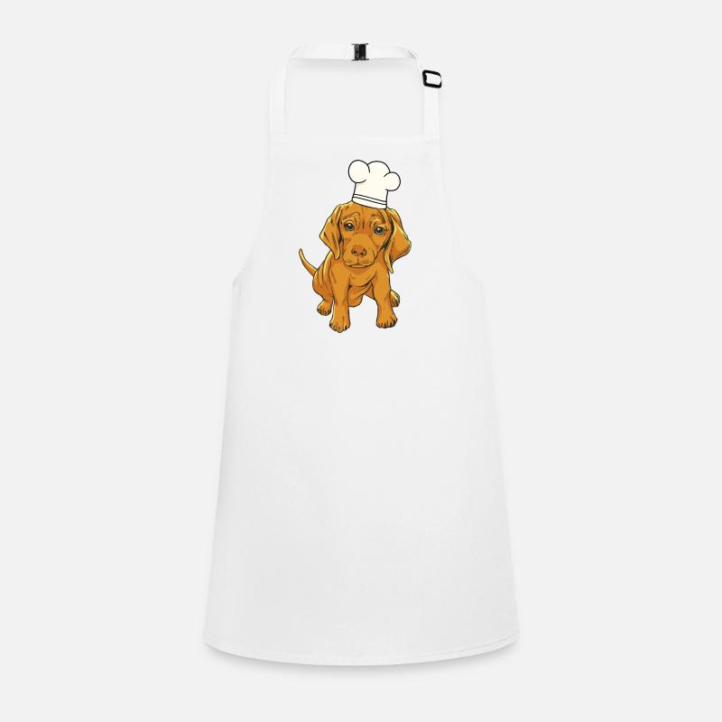 Chef chef hat dog Children's Apron