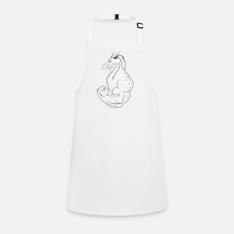 strong dragon Schürze für Kinder