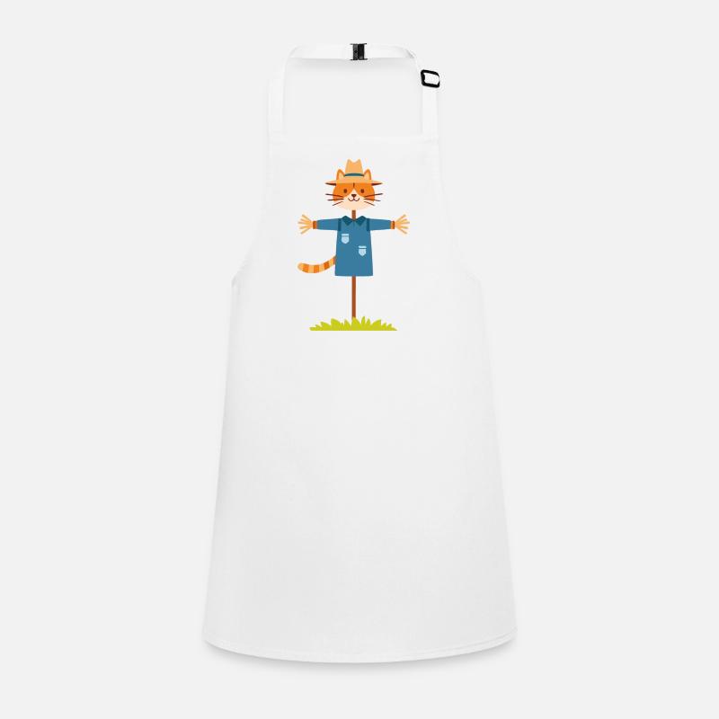 Scarecrow Cat Children's Apron