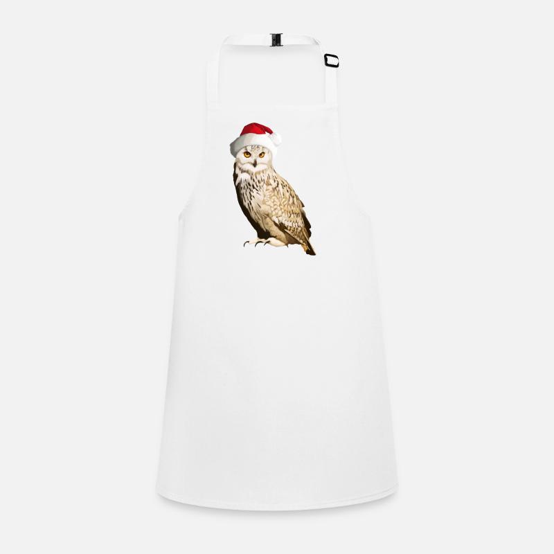 Chouette de Noël réaliste avec bonnet festif Tablier Enfant