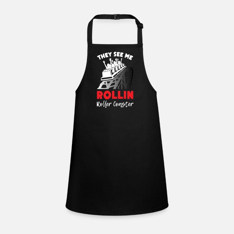They See me Rollin Roller Coaster Children's Apron