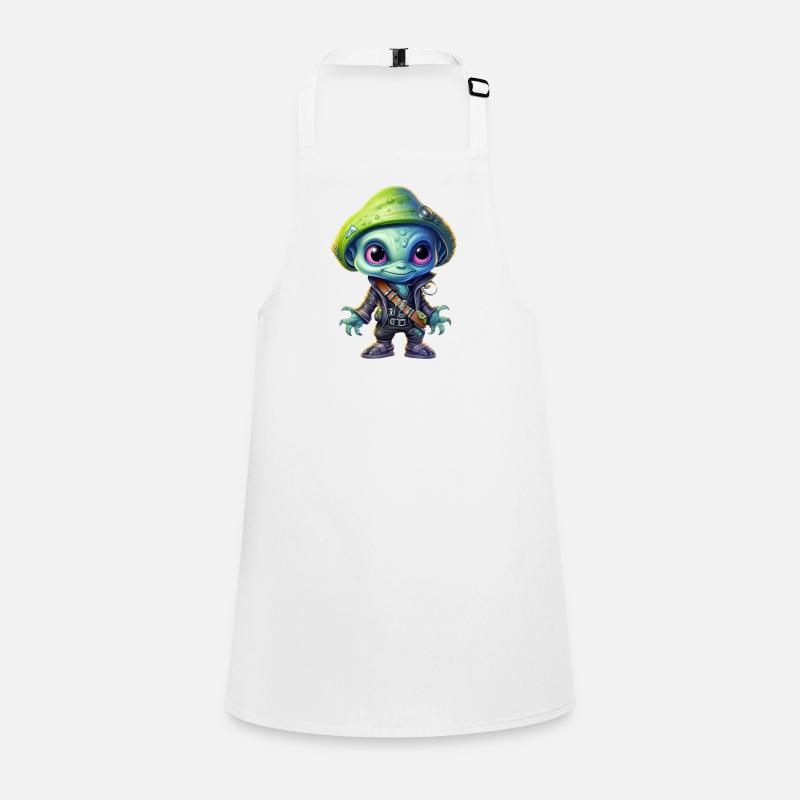 Alien Alien Pirate Children's Apron
