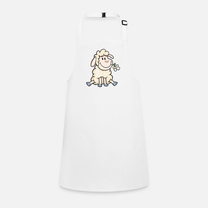 Sheep with flower Children's Apron