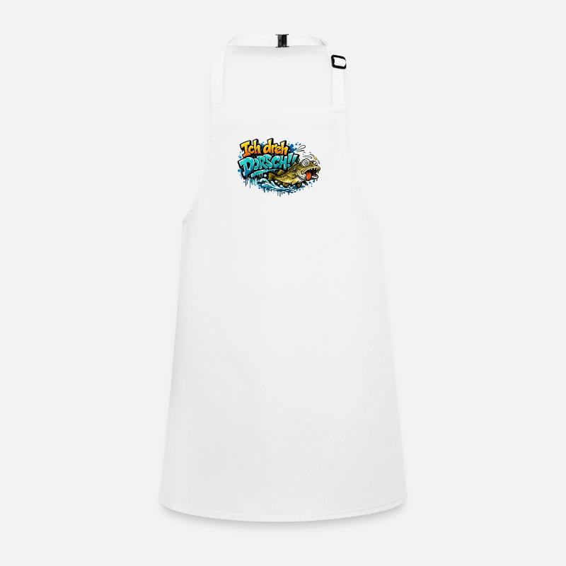 I Shoot Cod Graffiti Fish Children's Apron