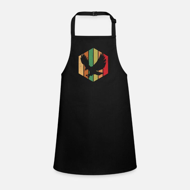 bird retro Graphic Children's Apron