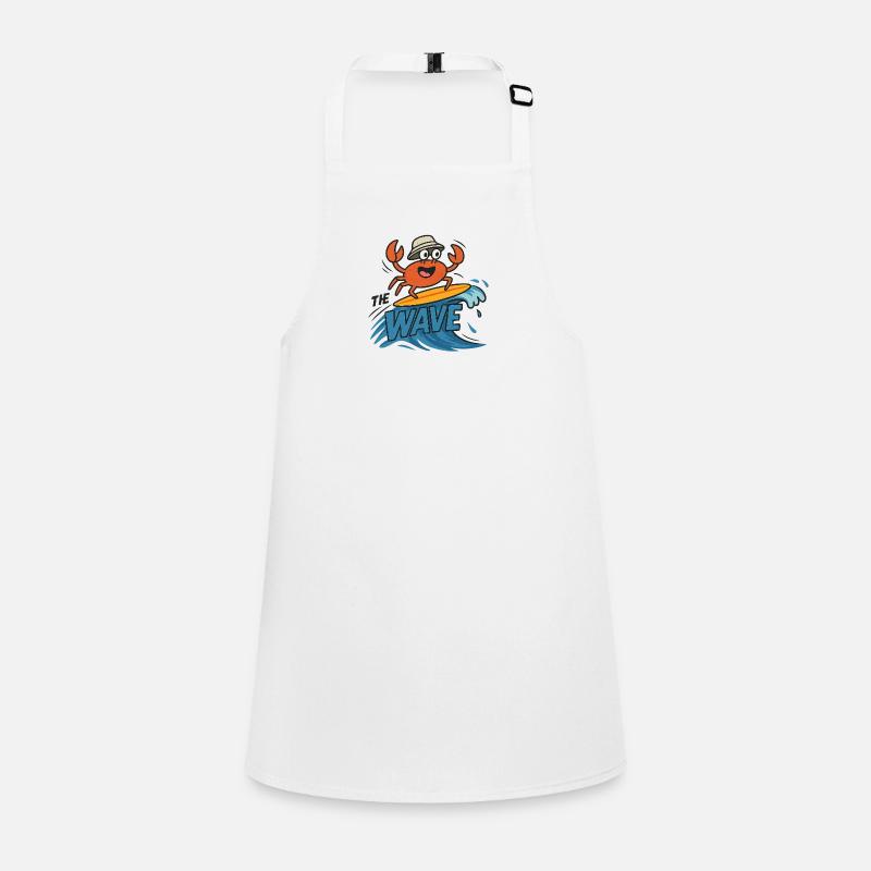 Surfer crab Children's Apron