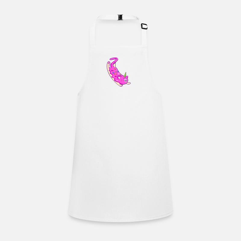 Schnee Süßes Einhorn Katze Schürze für Kinder