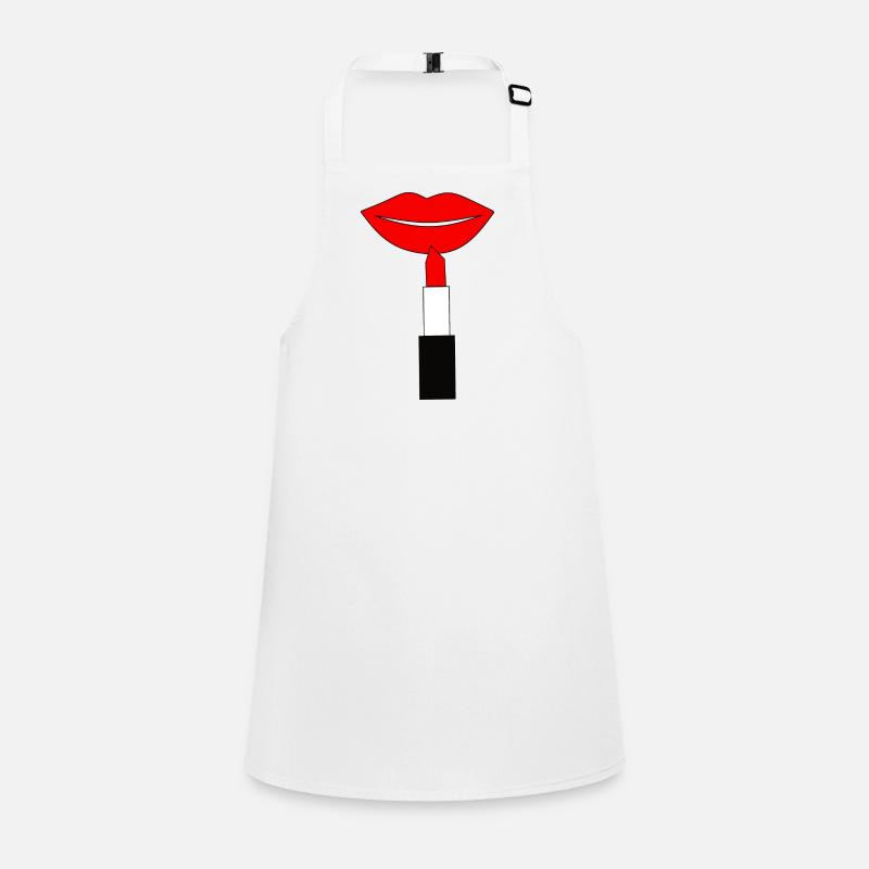 Lipstick Lips Red Children's Apron