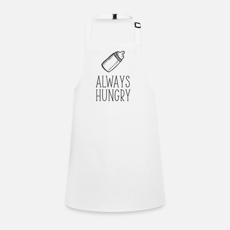 Always Hungry Flasche 1 Schürze für Kinder