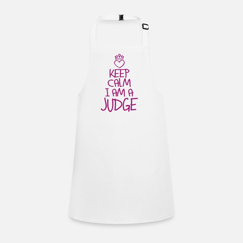 Keep Calm Judge cool Judge Gift Children's Apron