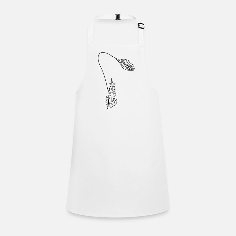 Coquelicot 29 fleur de pavot fleur Tablier Enfant