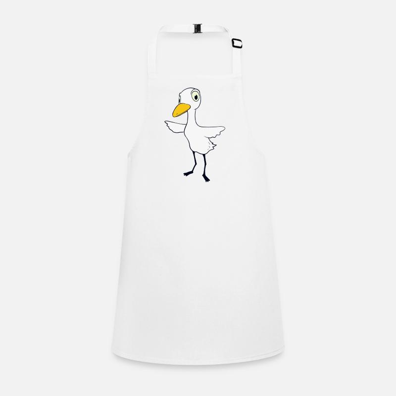 Skeptischer Vogel Schürze für Kinder